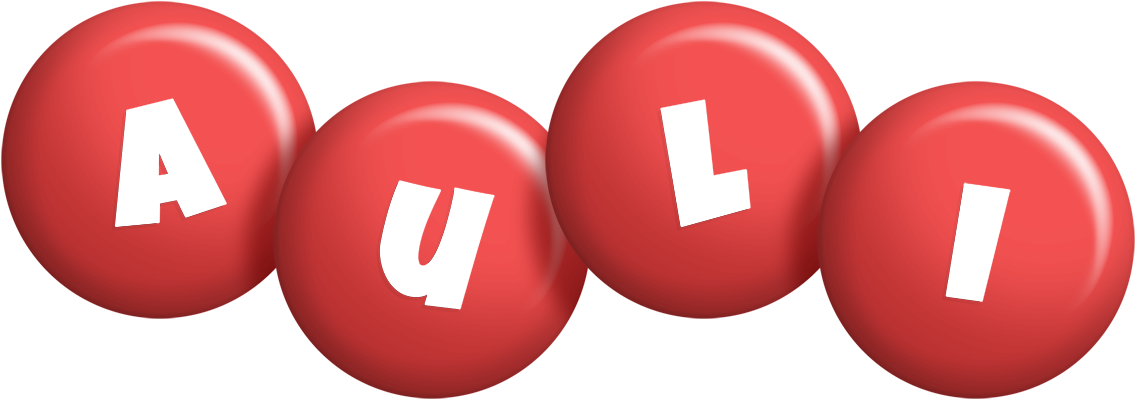 Auli candy-red logo