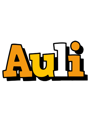 Auli cartoon logo