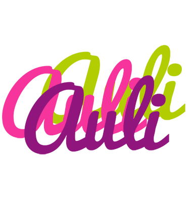 Auli flowers logo