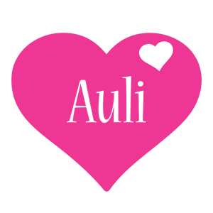 Auli love-heart logo