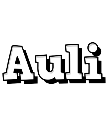 Auli snowing logo