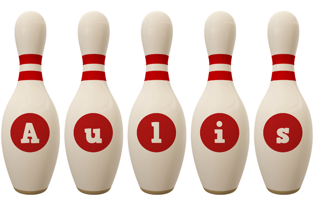 Aulis bowling-pin logo
