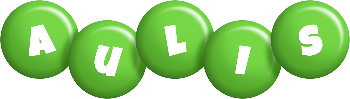Aulis candy-green logo