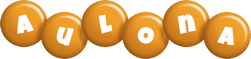 Aulona candy-orange logo