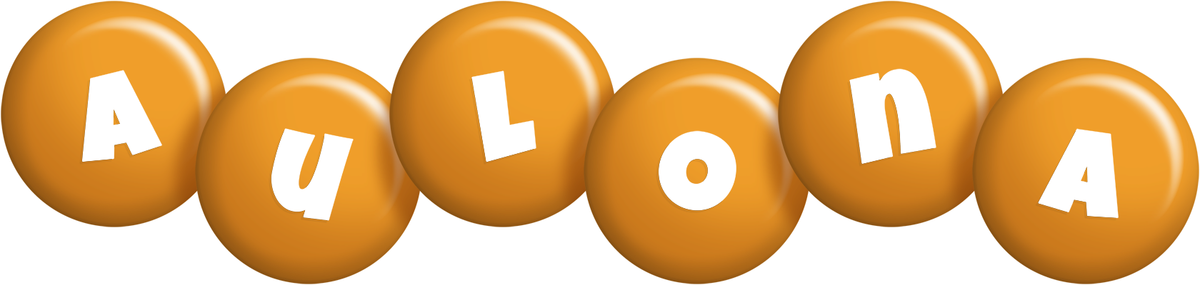 Aulona candy-orange logo