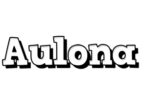 Aulona snowing logo