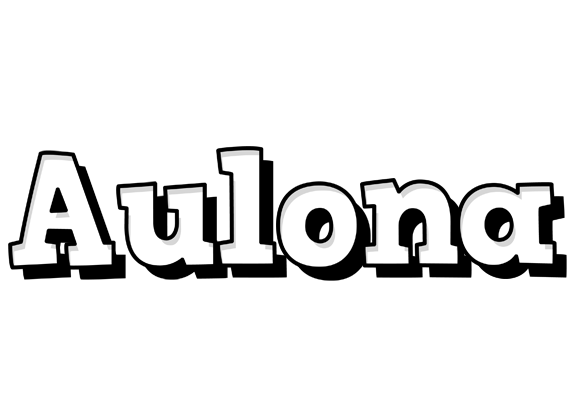Aulona snowing logo