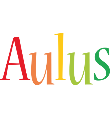 Aulus birthday logo