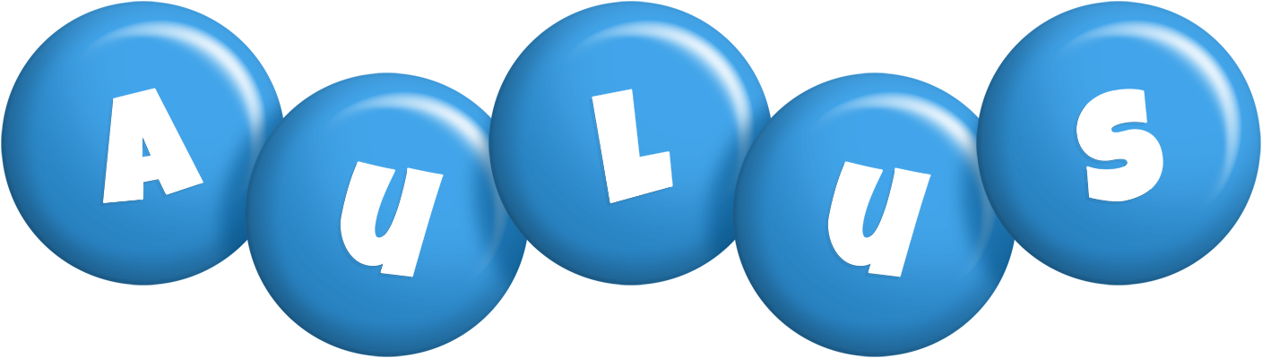 Aulus candy-blue logo