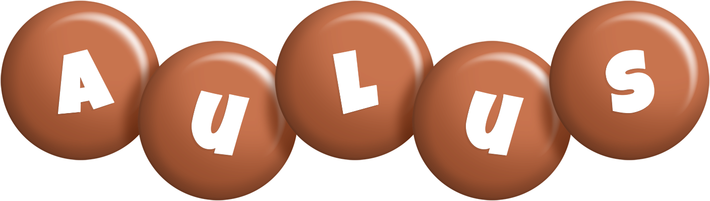Aulus candy-brown logo