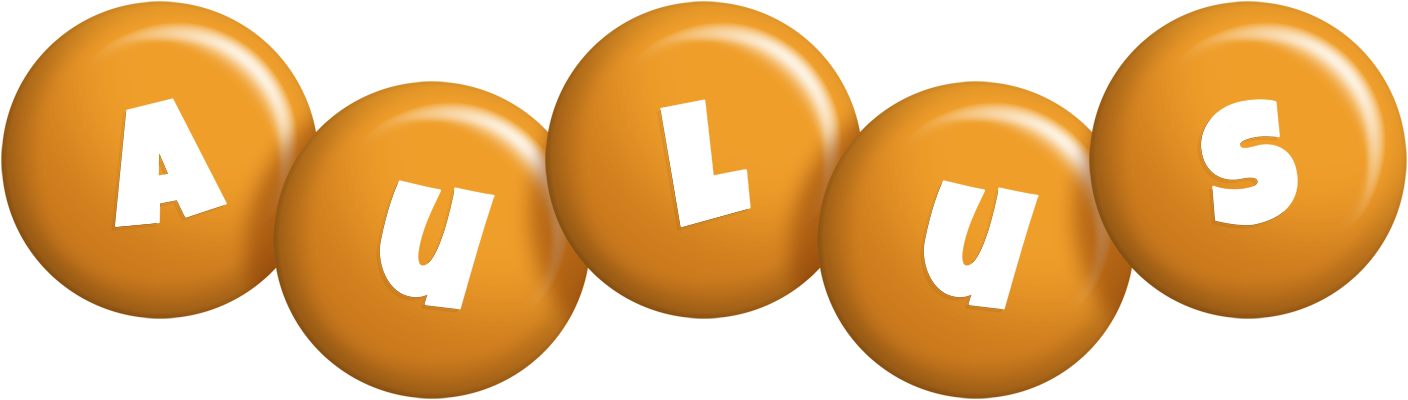 Aulus candy-orange logo