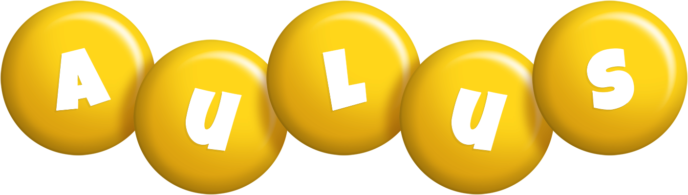 Aulus candy-yellow logo