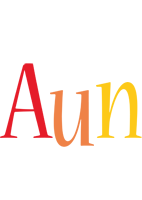 Aun birthday logo