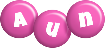 Aun candy-pink logo