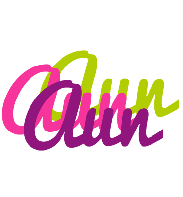 Aun flowers logo