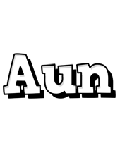 Aun snowing logo