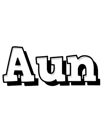 Aun snowing logo