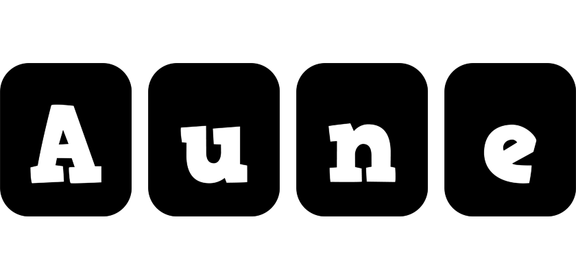 Aune box logo