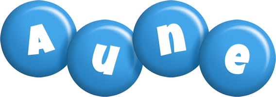 Aune candy-blue logo