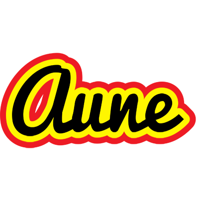Aune flaming logo