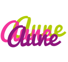 Aune flowers logo