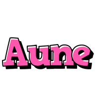 Aune girlish logo