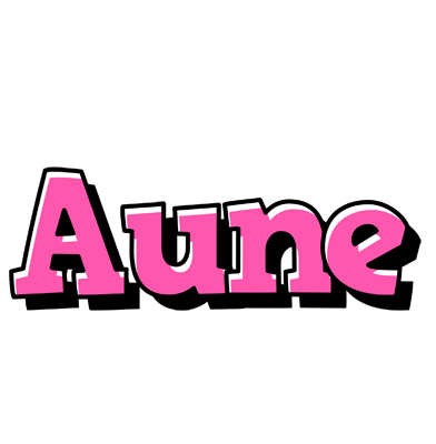 Aune girlish logo