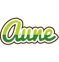 Aune golfing logo