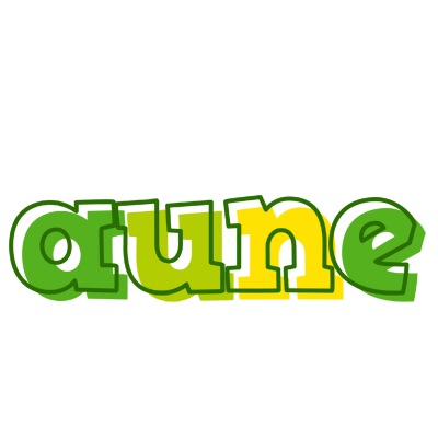 Aune juice logo