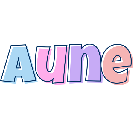 Aune pastel logo