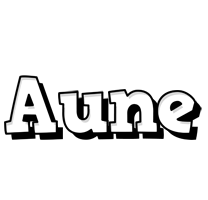 Aune snowing logo