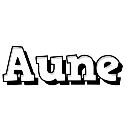 Aune snowing logo