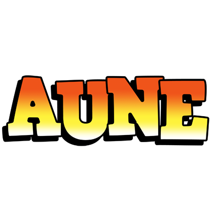 Aune sunset logo