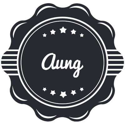 Aung badge logo