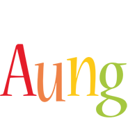 Aung birthday logo
