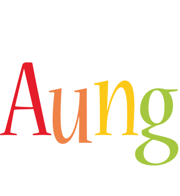 Aung birthday logo