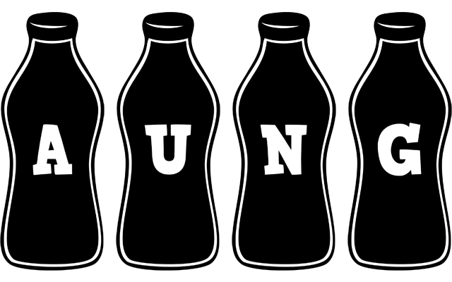 Aung bottle logo