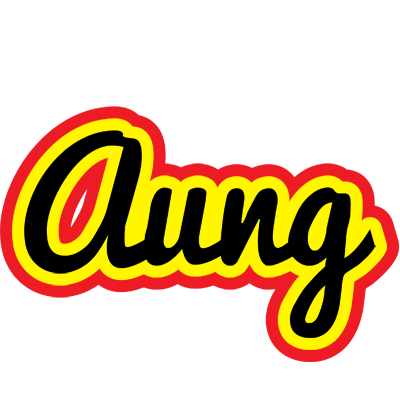 Aung flaming logo