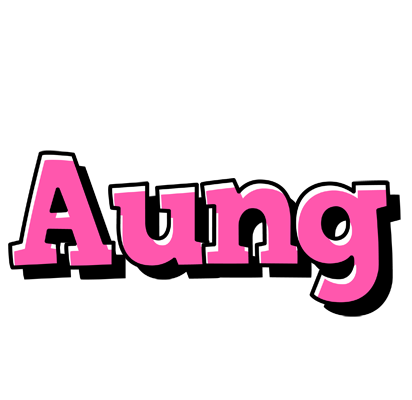 Aung girlish logo