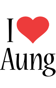 Aung i-love logo