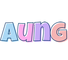 Aung pastel logo