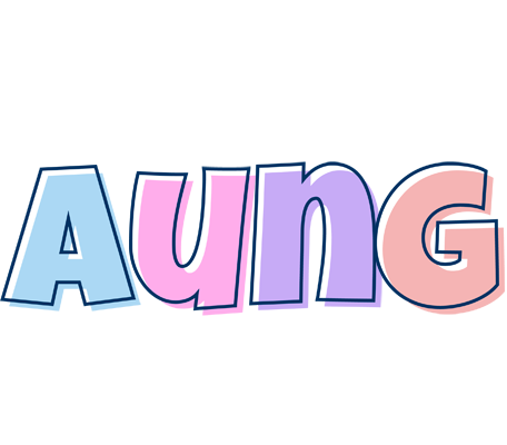 Aung pastel logo