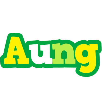 Aung soccer logo