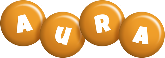 Aura candy-orange logo