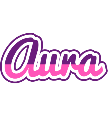 Aura cheerful logo