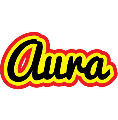 Aura flaming logo