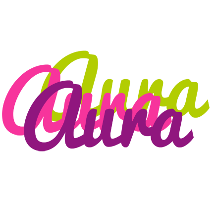 Aura flowers logo