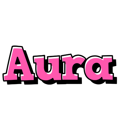 Aura girlish logo