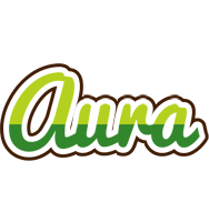 Aura golfing logo