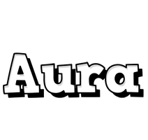 Aura snowing logo
